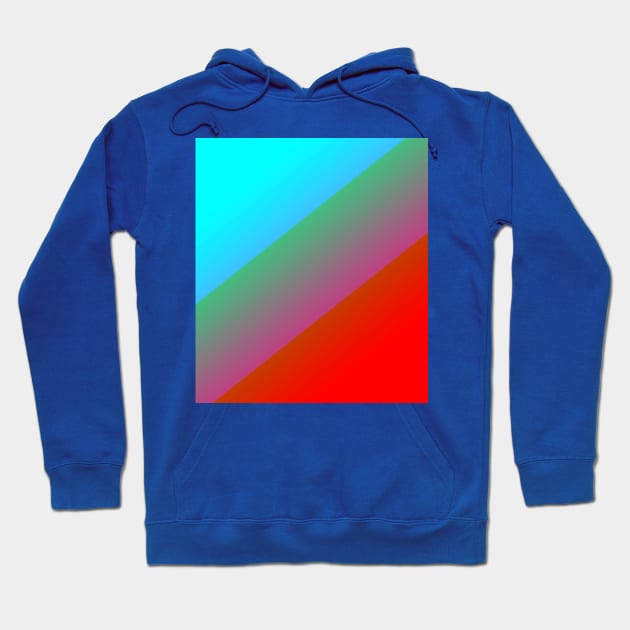 Red blue green abstract art Hoodie by Artistic_st